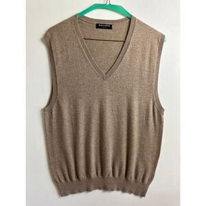 Kallspin Men's‎ Sleeveless Sweater Vest Large